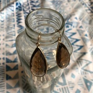 gold plated vintage dangle earrings